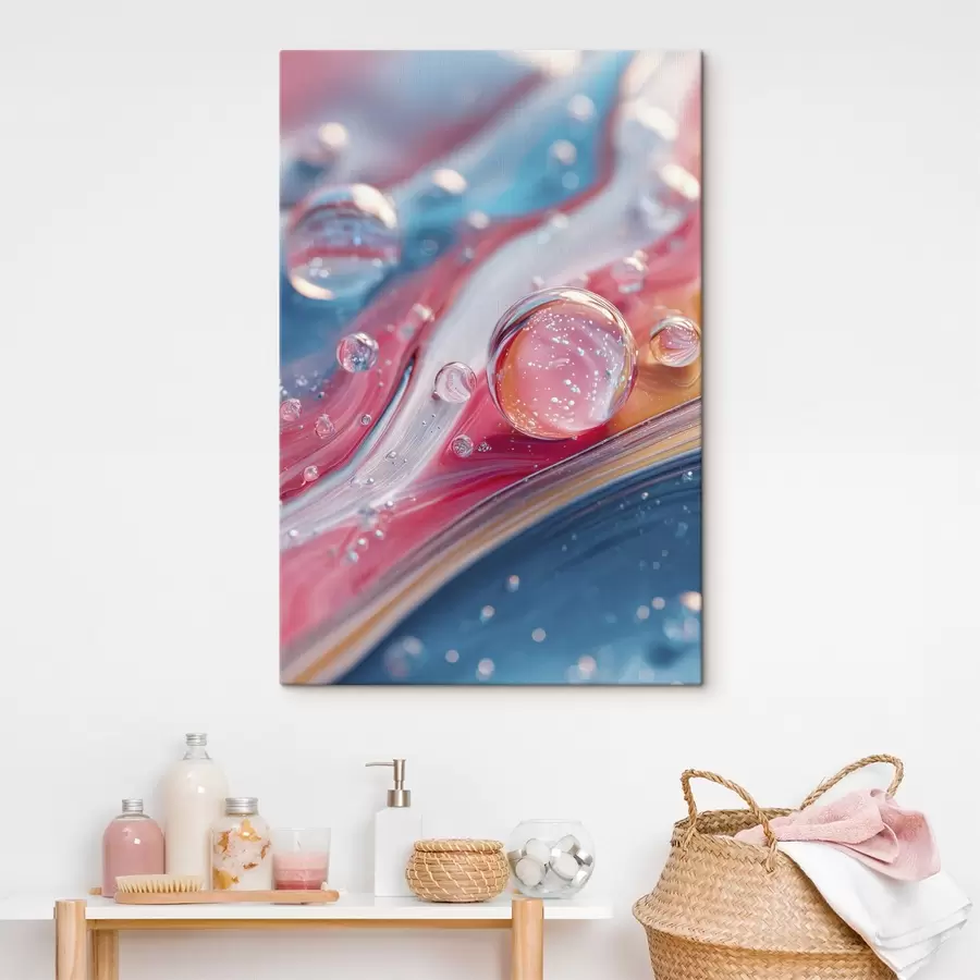 Pilt mitmevärvilised lained mullidega s45706