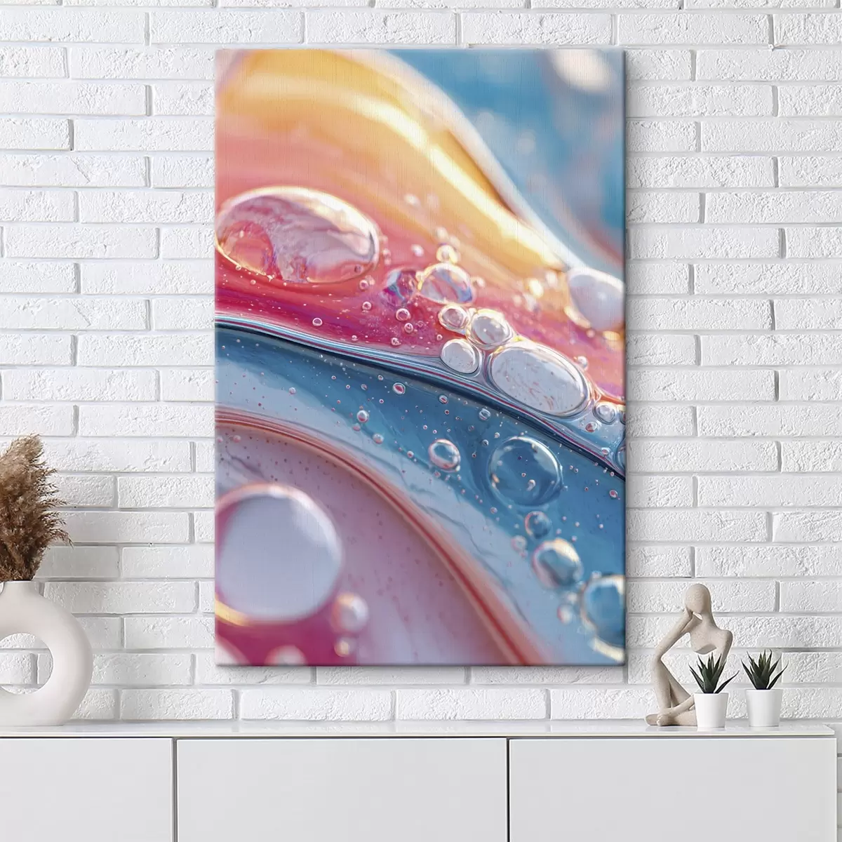 Pilt mitmevärvilised lained mullidega s45707