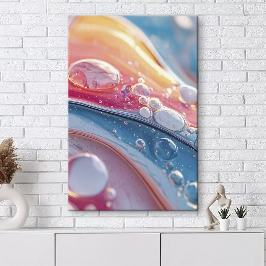 Pilt mitmevärvilised lained mullidega s45707