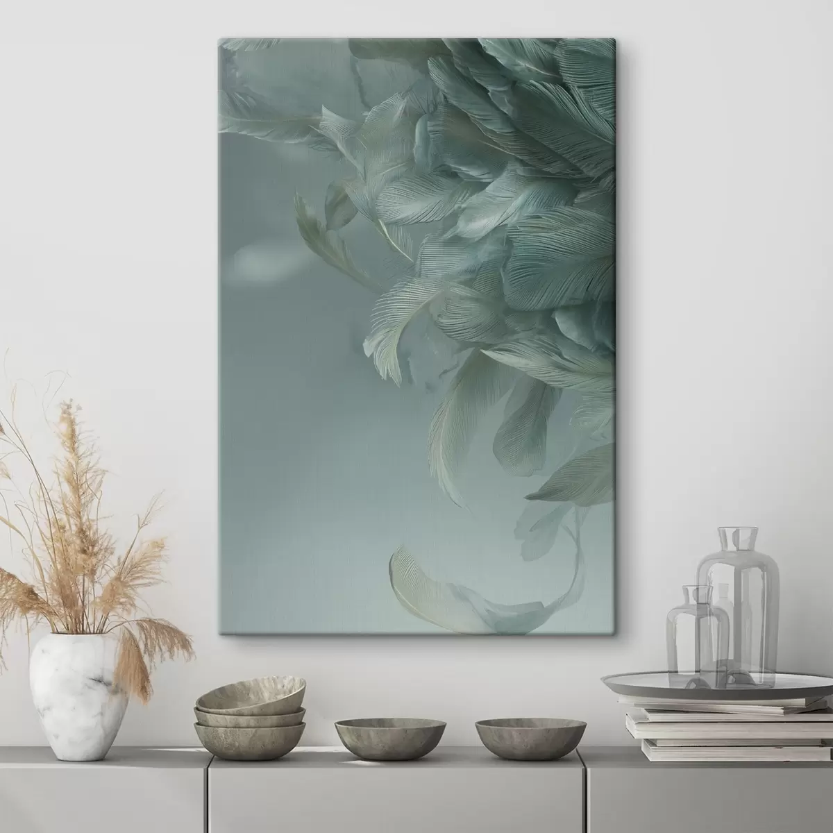 Pilt merevärvides suled s45708