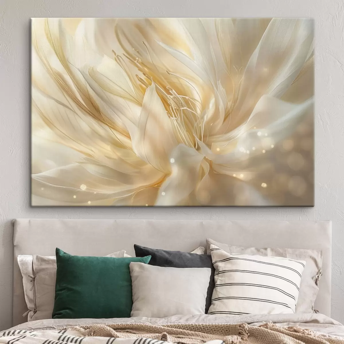 Pilt Kerge abstraktne lill kollakasoranžis sära s45819