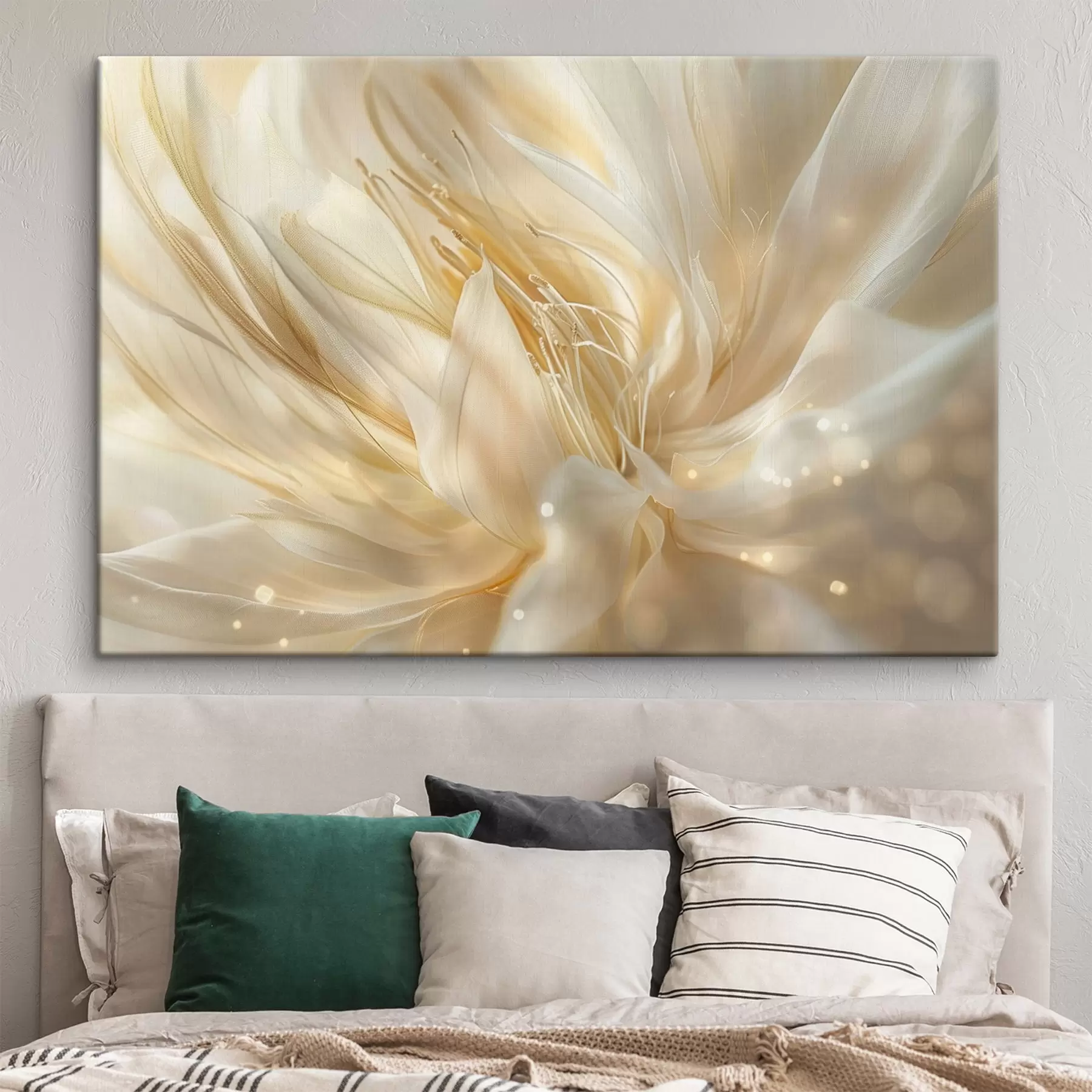 Pilt Kerge abstraktne lill kollakasoranžis sära s45819