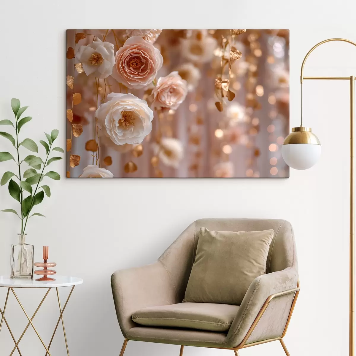 Pilt Kreemjas roosid aktsentidega s45824