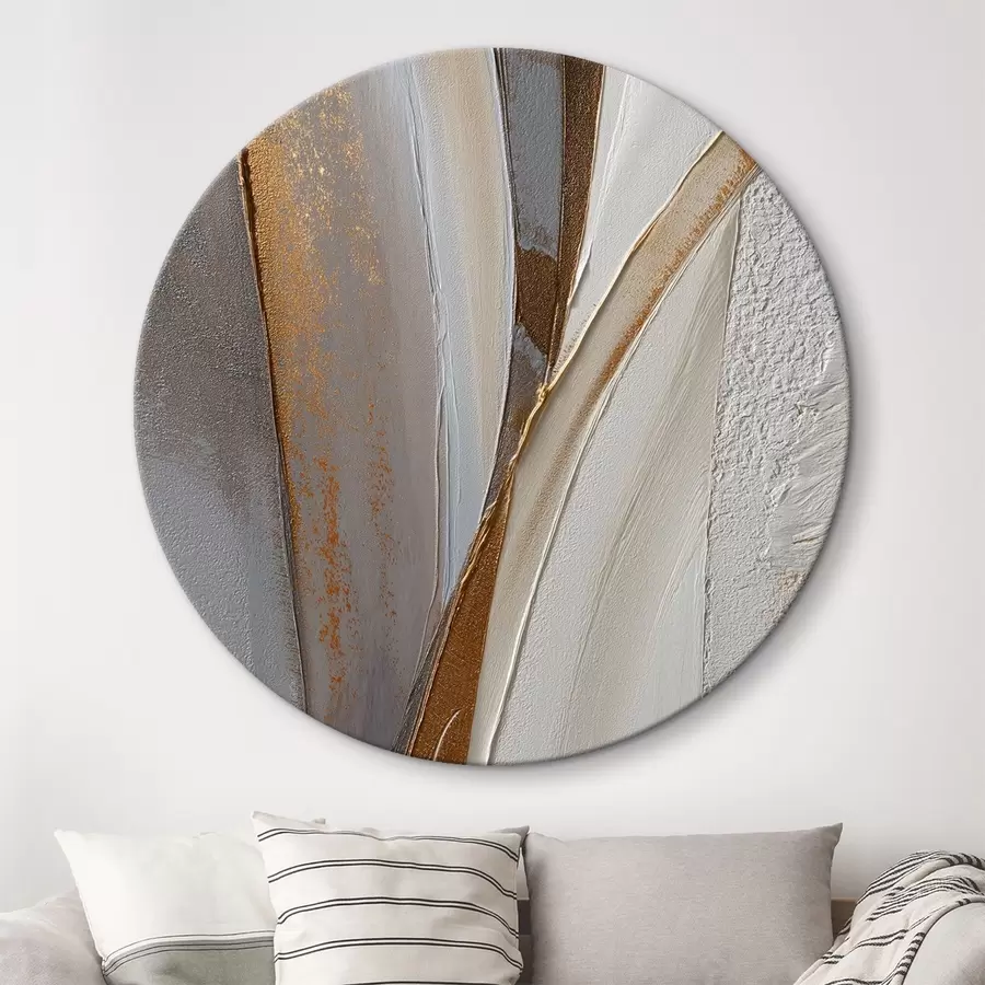 Pilt Tekstuuriga abstraktsed jooned kollaste ja oranžide sädemetega r45810