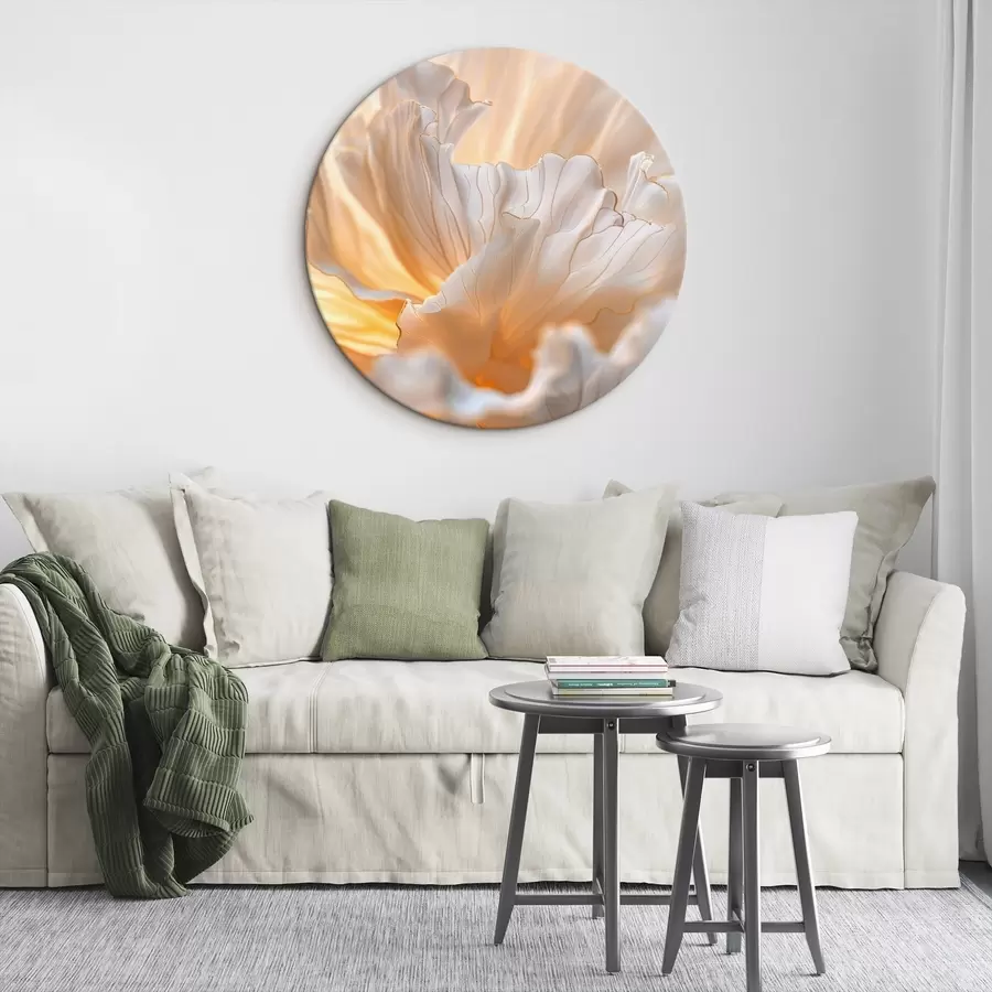 Pilt Õrnad õielehed soojades toonides kollakasoranžide servadega r45820