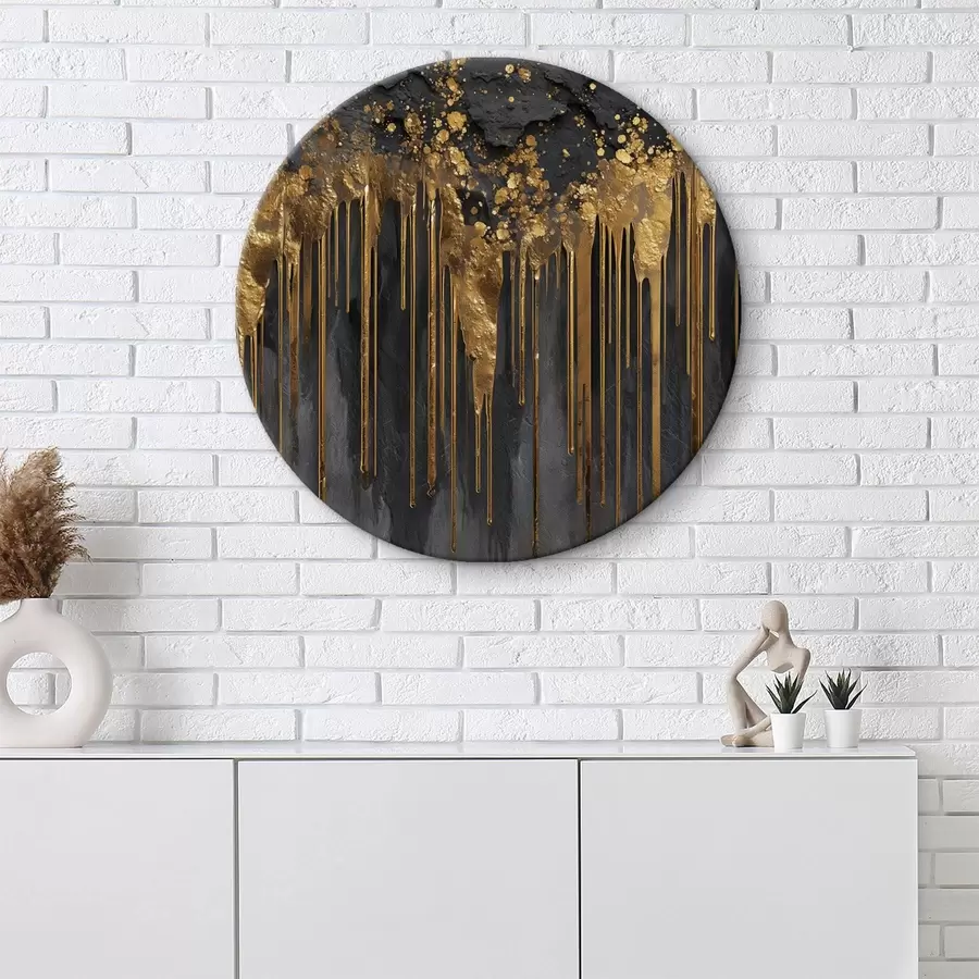 Pilt Abstraktsed vood tumedal taustal r45823