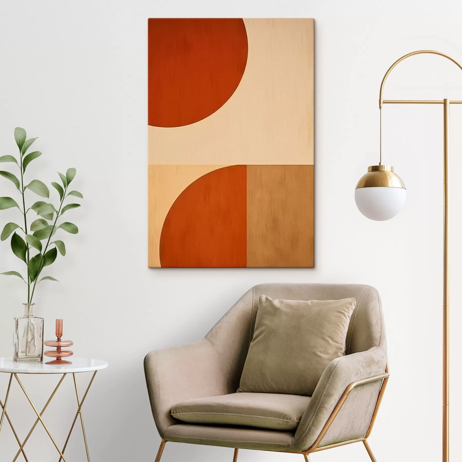 Pilt Abstraktsed poolringid s45844