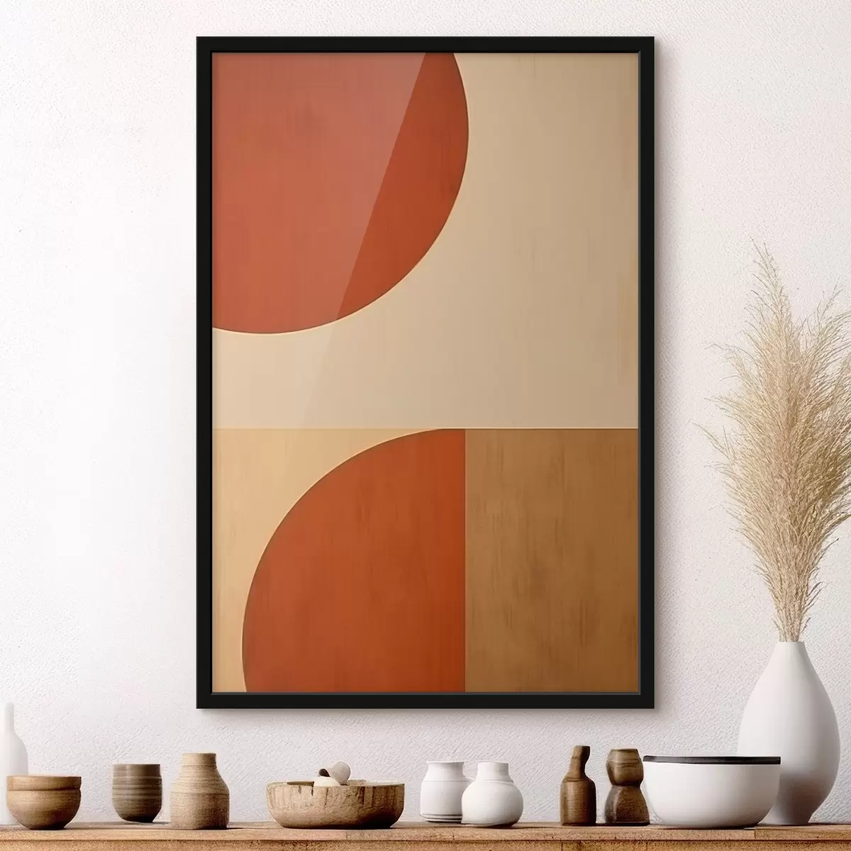 Plakat Abstraktsed poolringid f45844