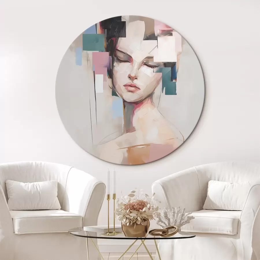 Pilt Abstraktne portree imitatsioon maalimine r45921