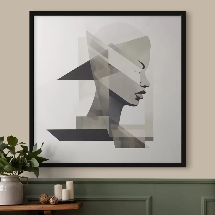 Fototapeedid Abstraktne portree f45916