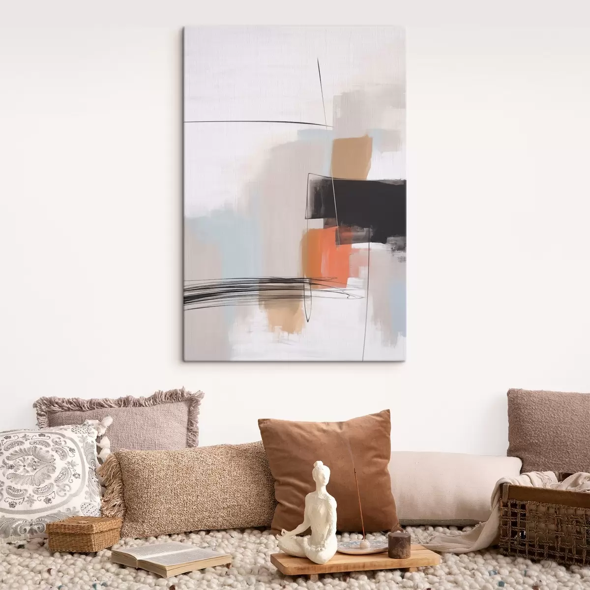 Pilt Abstraktsiooni imitatsioon pintslitõmbed s45919