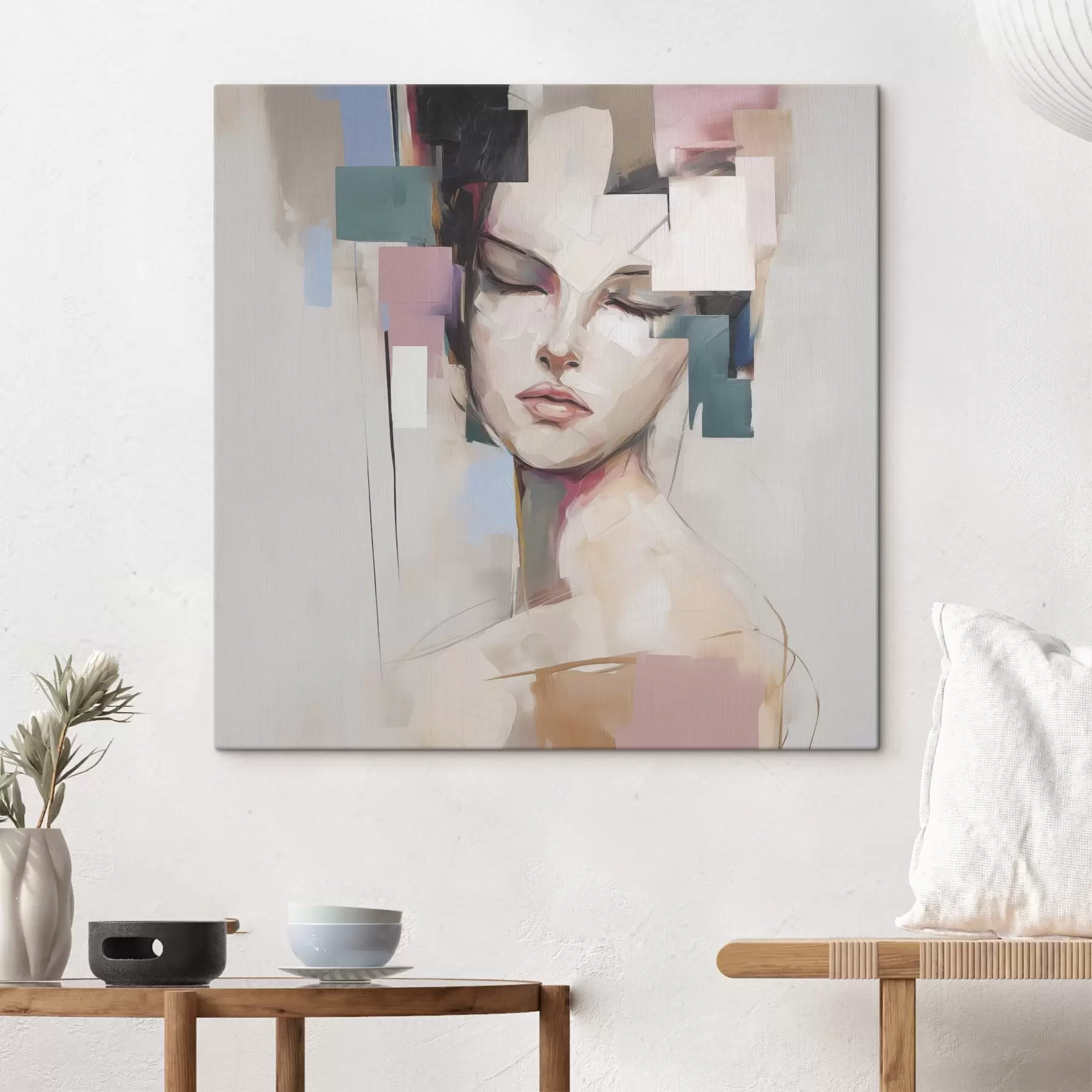 Pilt Abstraktne portree imitatsioon maalimine s45921