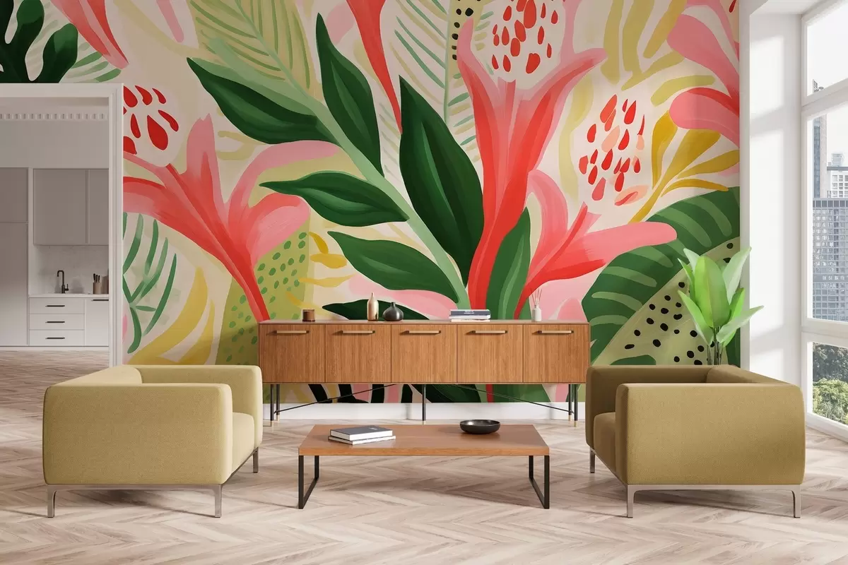 Fototapeedid Värvide lend w04564