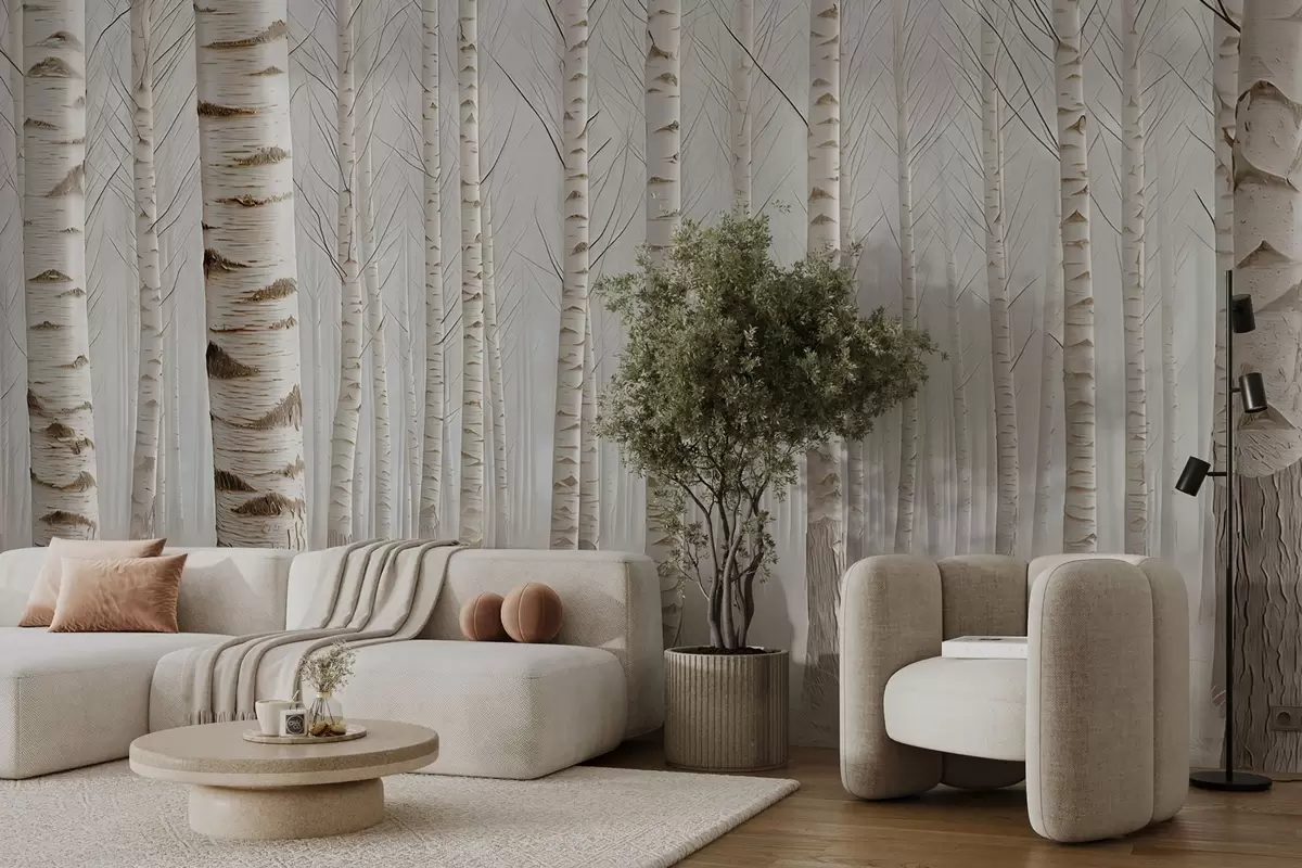 Fototapeedid Kaskemets udus, kerge minimalism w04574