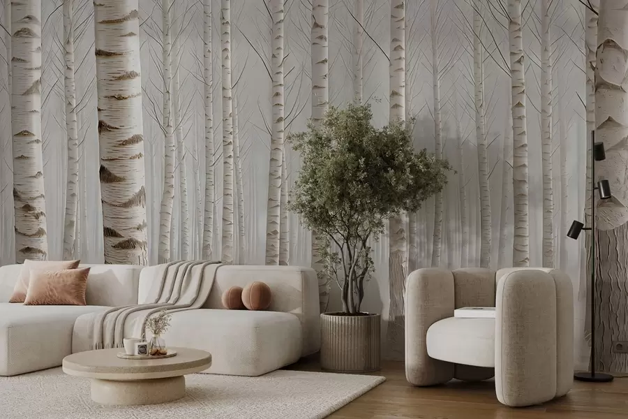 Fototapeedid Kaskemets udus, kerge minimalism w04574