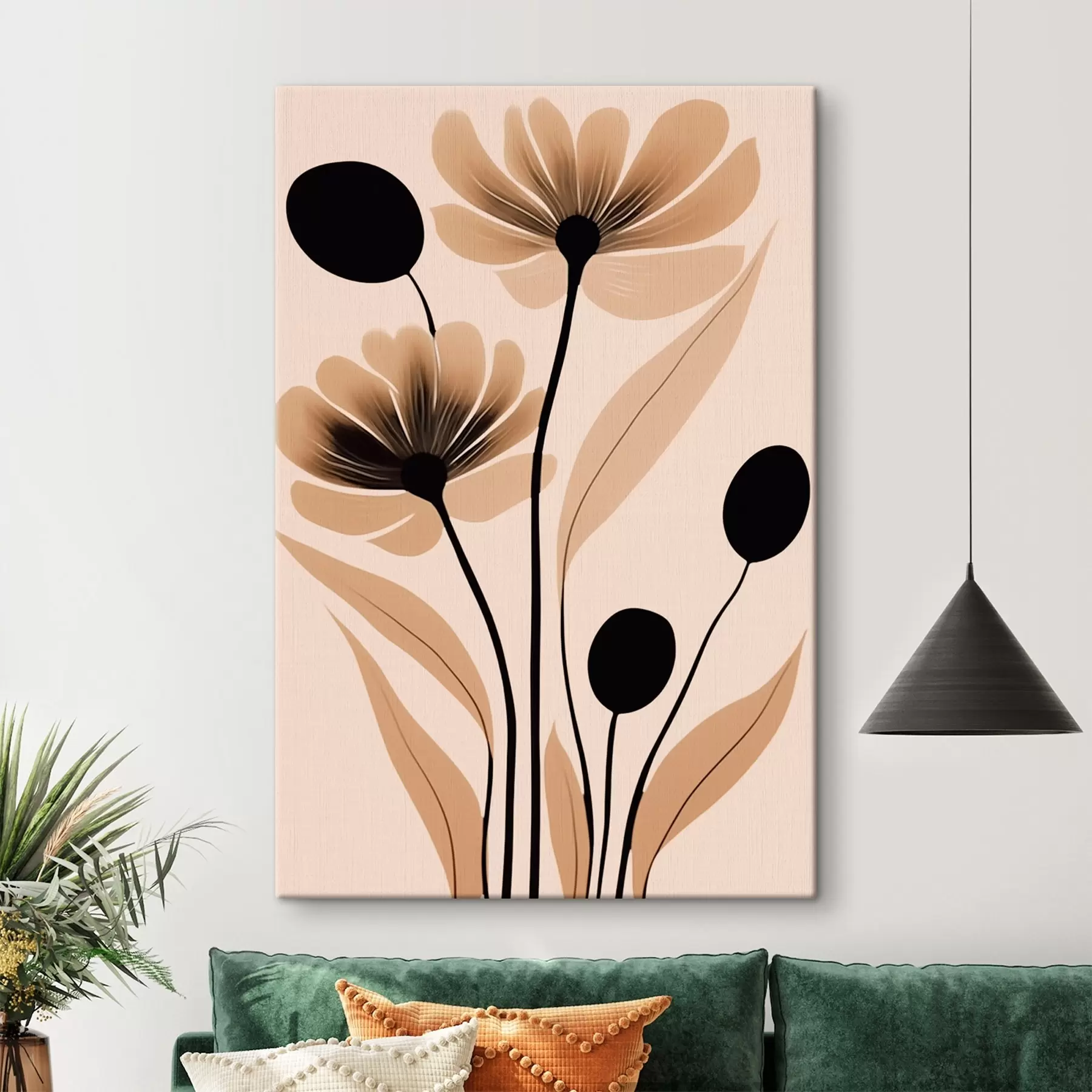 Pilt Abstraktsed lilled s45963