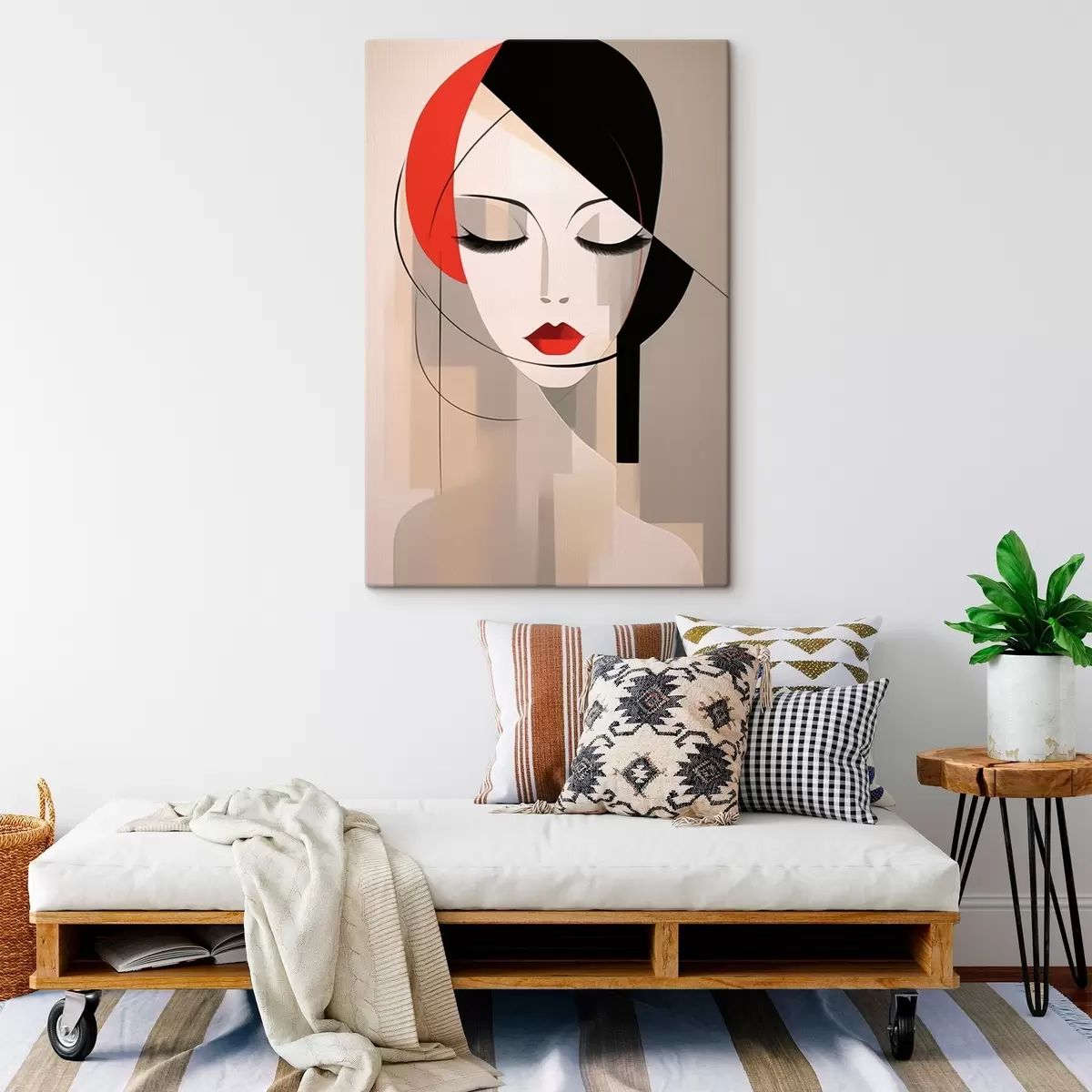 Pilt Abstraktne naiste portree s45965