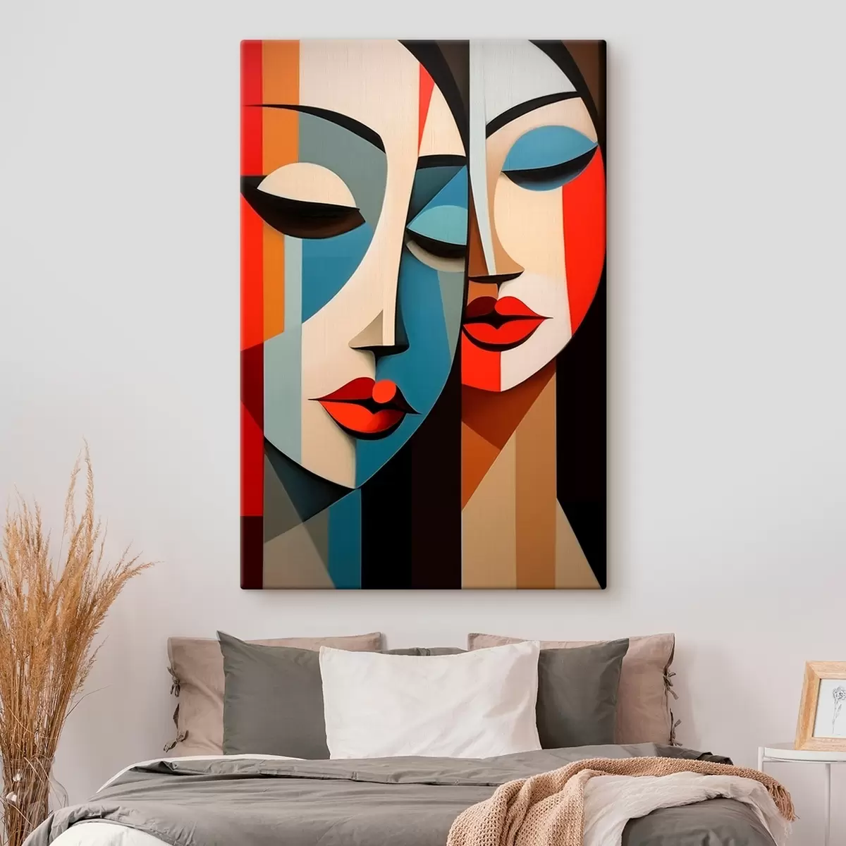 Pilt Geomeetriline naisportree s45966