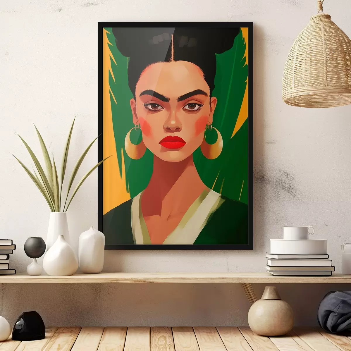 Plakat Naine kõrvarõngadega f45953