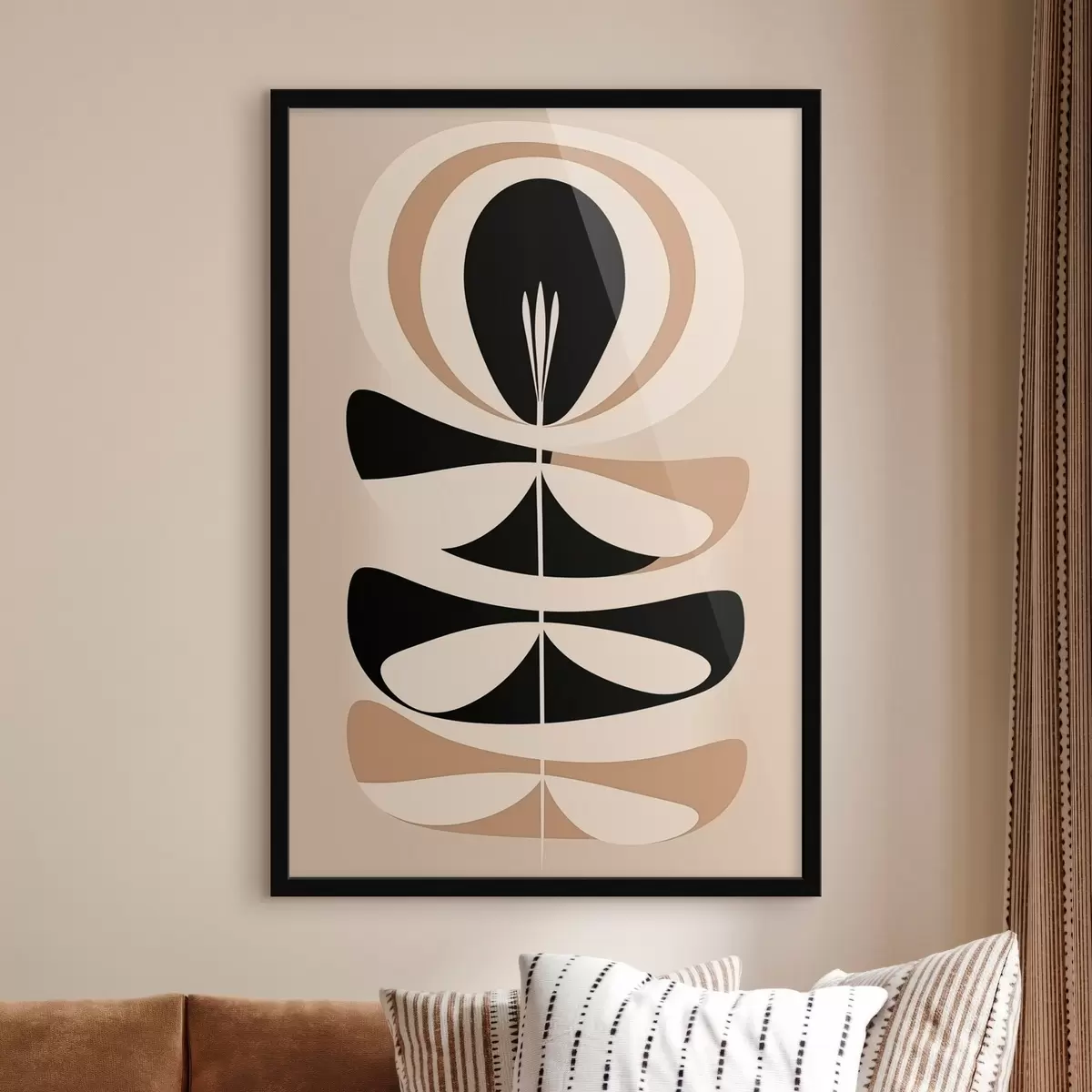 Plakat Abstraktne lill f45969