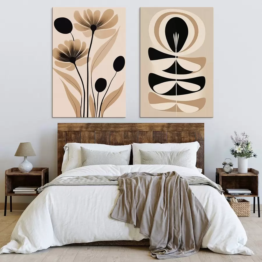 Pilt Abstraktsed lilled m00773