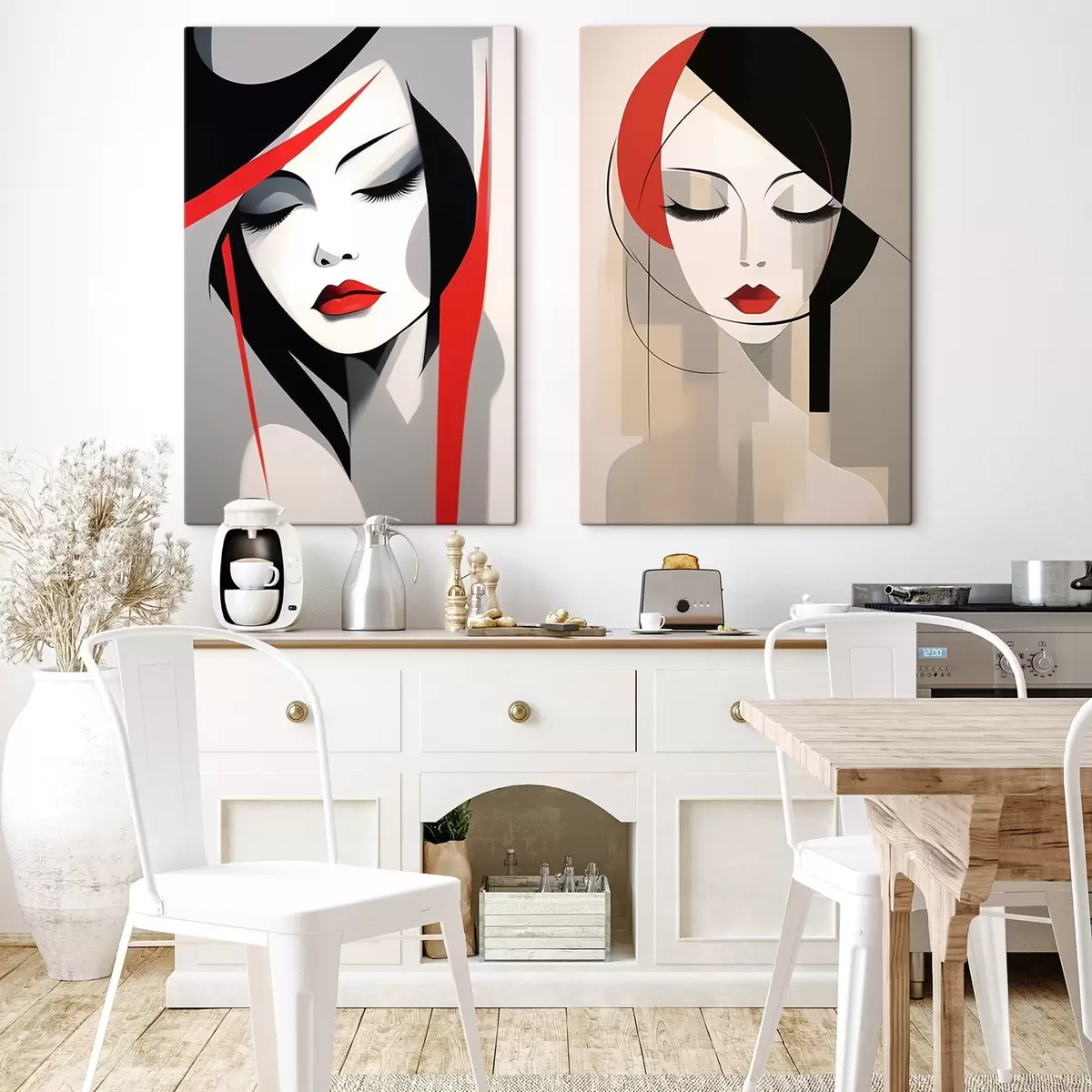 Pilt Abstraktsed naiste portreed m00774