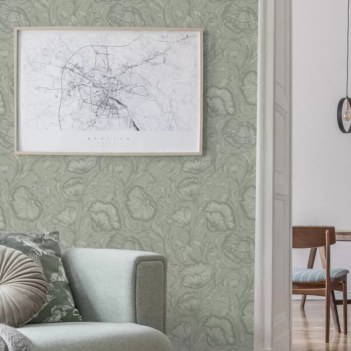 Tapeet Hallikaspruuni taustal joonistatud moonid a00572v1