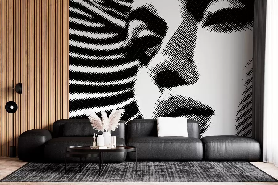 Fototapeedid Pop-art stiilis naise nägu w04504