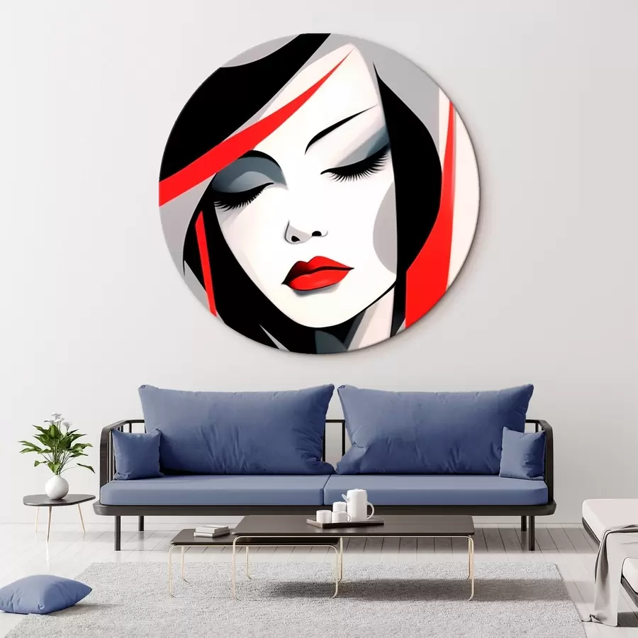 Pilt Abstraktne naiste portree r45964