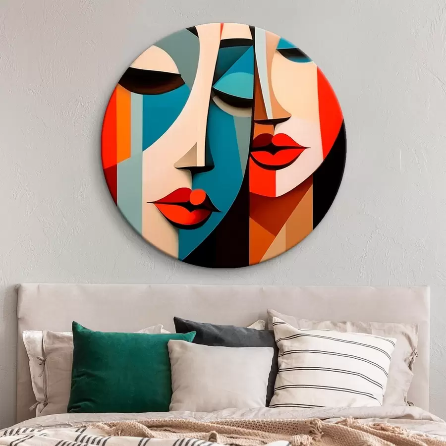 Pilt Geomeetriline naisportree r45966