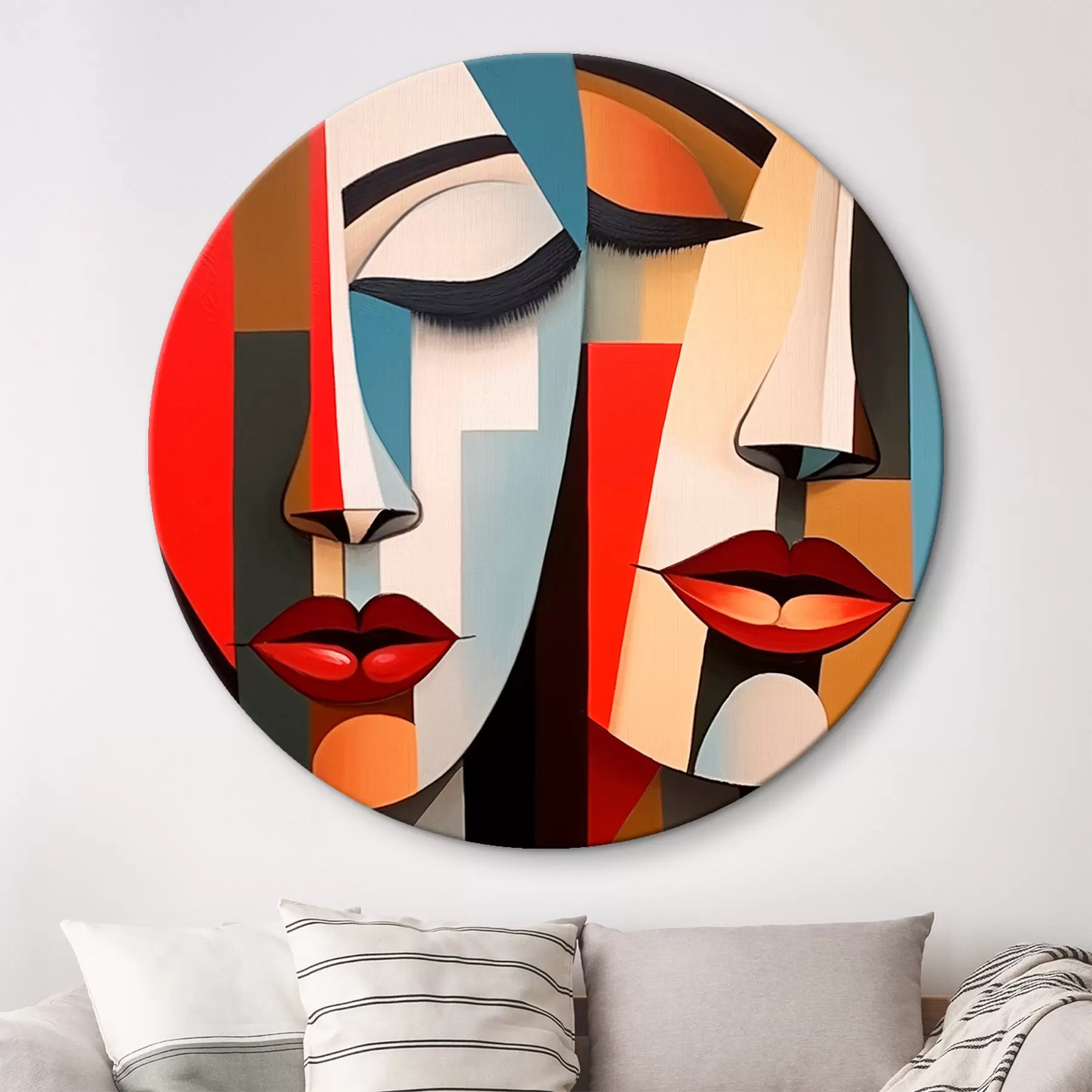 Pilt Abstraktsed naissoost näod r45967