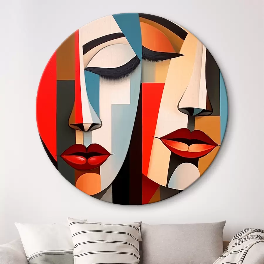 Pilt Abstraktsed naissoost näod r45967