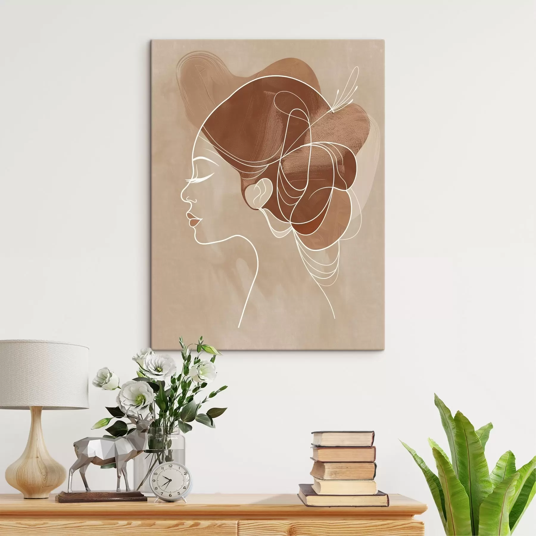 Pilt Abstraktne kompositsioon, tüdruk s45655