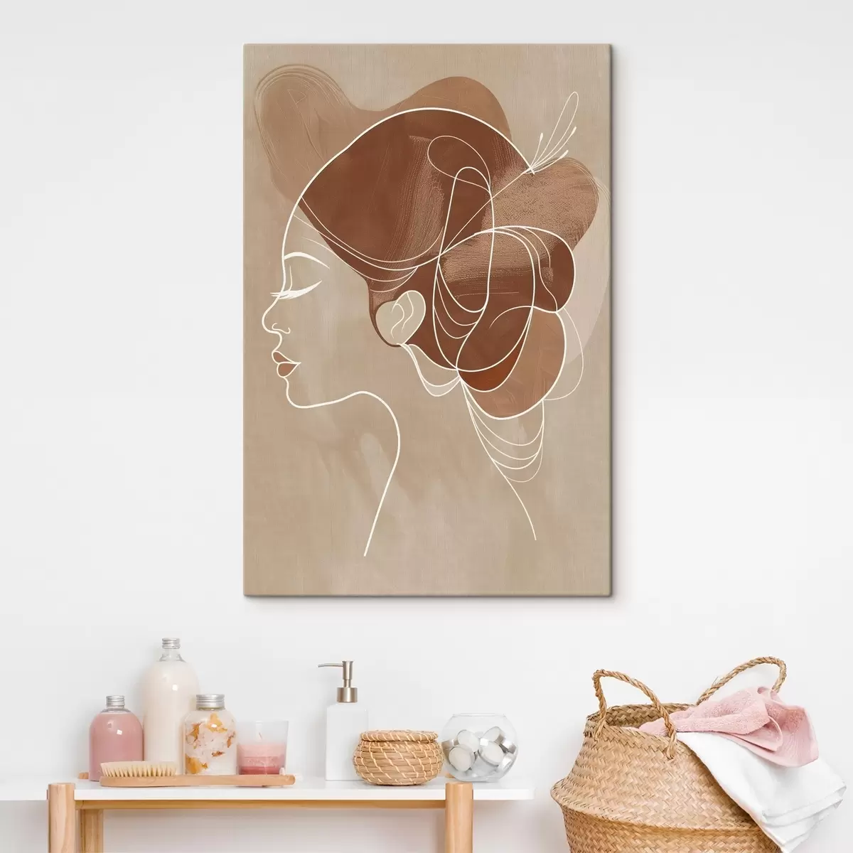 Pilt Abstraktne kompositsioon, tüdruk s45655