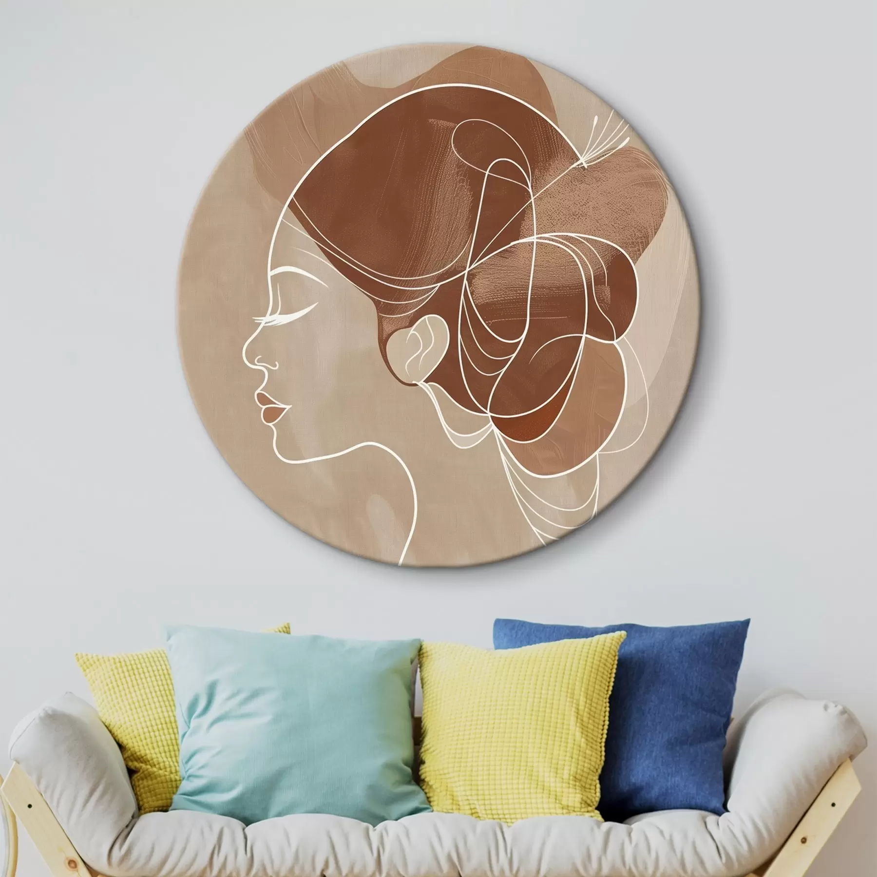 Pilt Abstraktne kompositsioon, tüdruk r45655