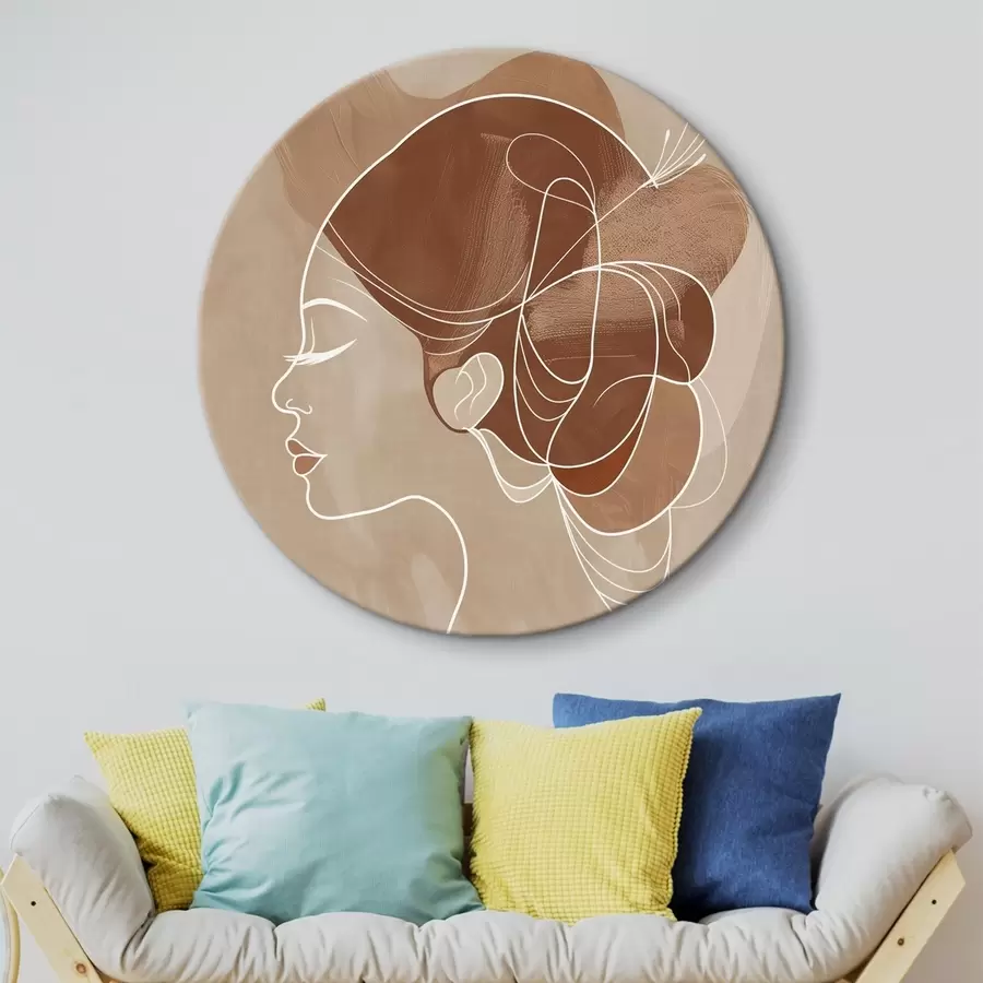 Pilt Abstraktne kompositsioon, tüdruk r45655