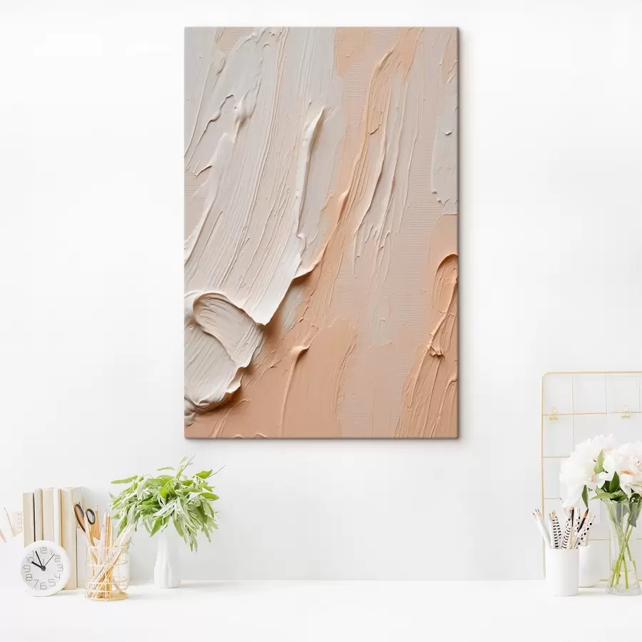 Pilt Tekstuuriga pastelljooned beež-kreemikates toonides s45871