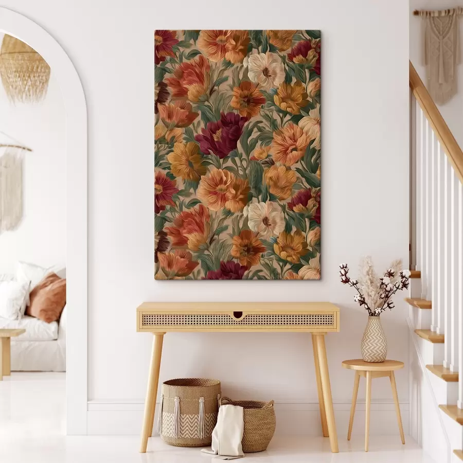 Pilt Vintage lillemustriga soe värvipalett s45896