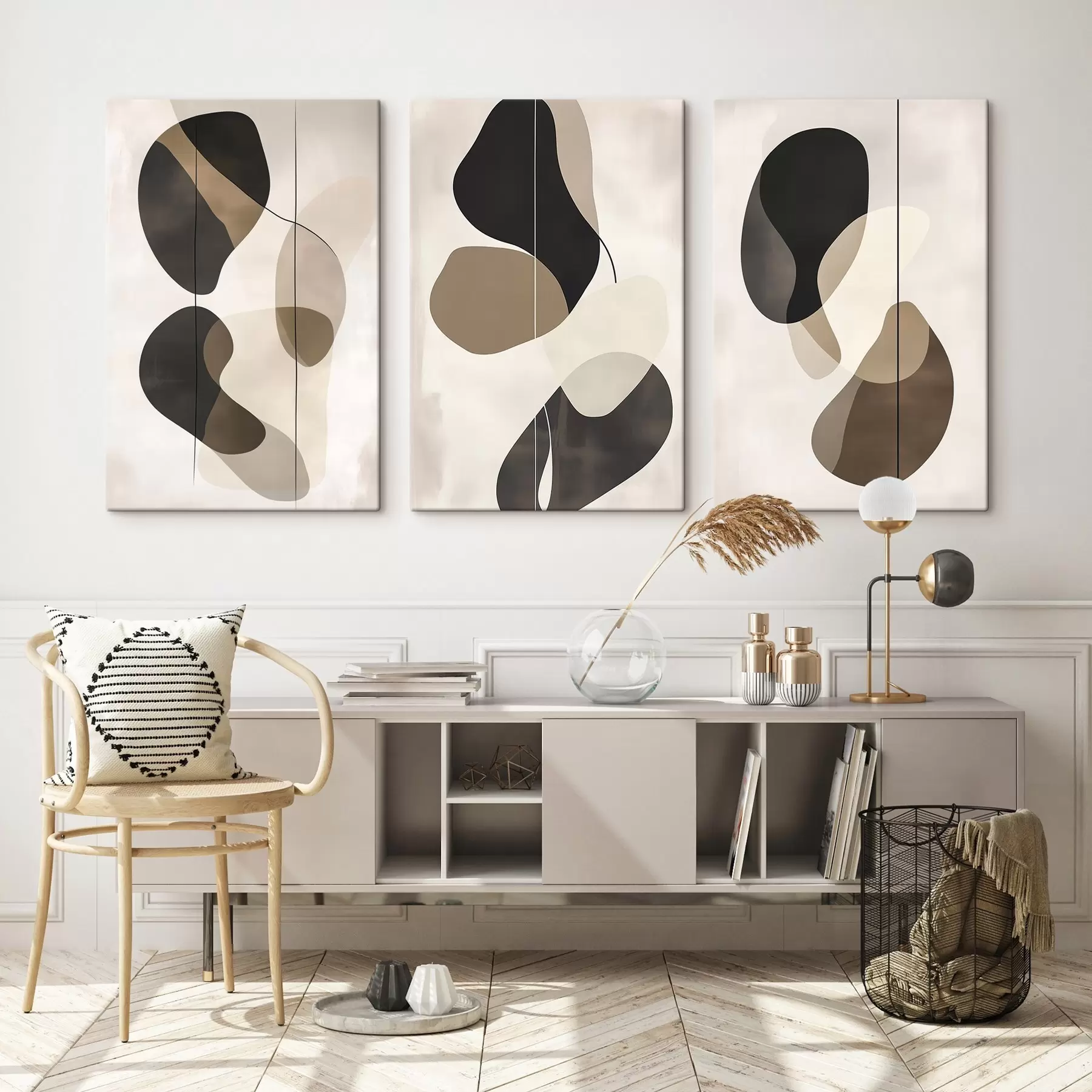 Pilt Ujuvad abstraktsed kujundid m00777