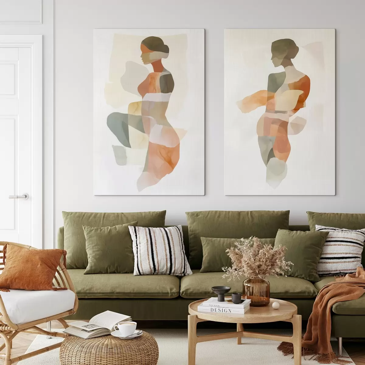 Pilt Abstraktsed naiste siluetid m00788