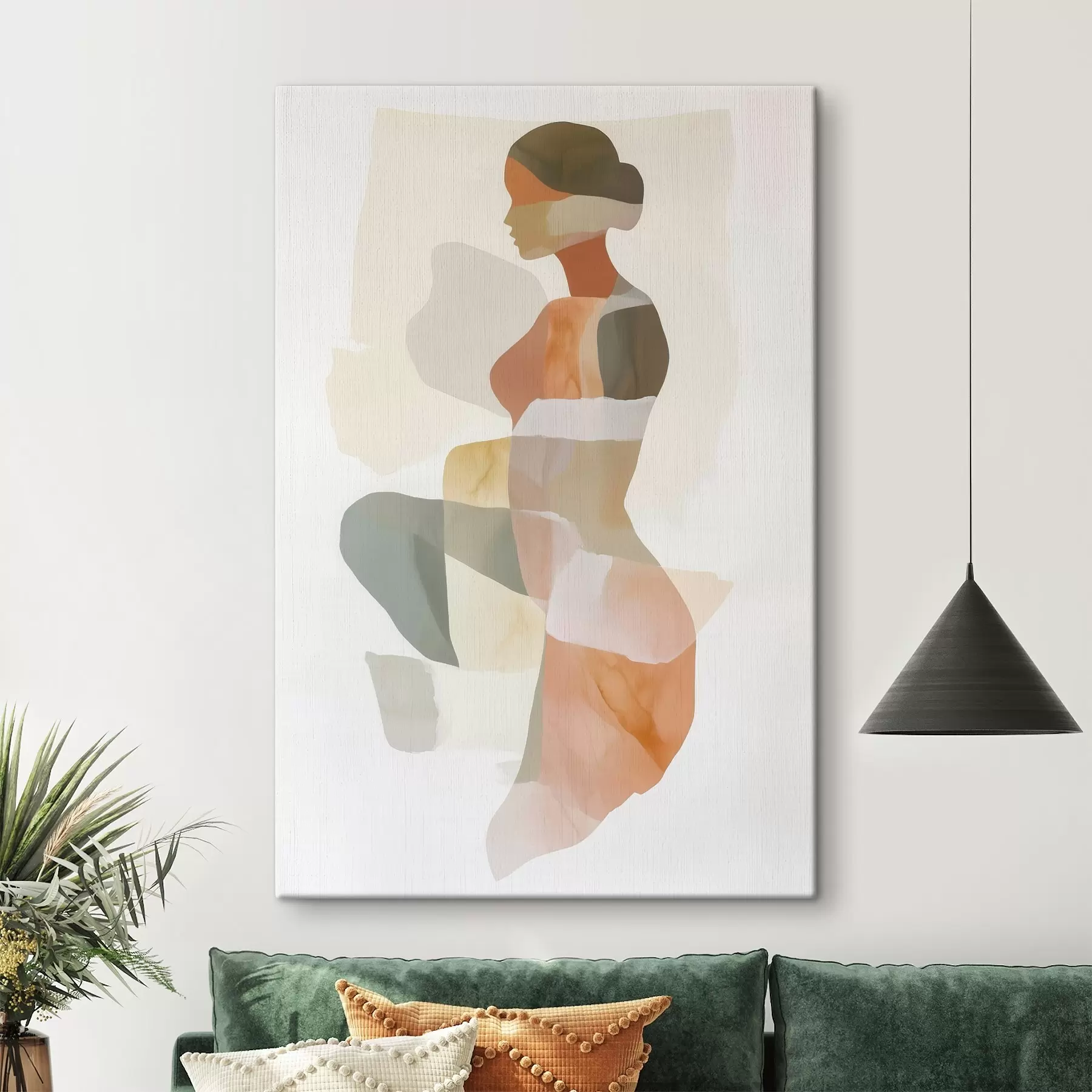 Pilt Abstraktne naise siluett s45992