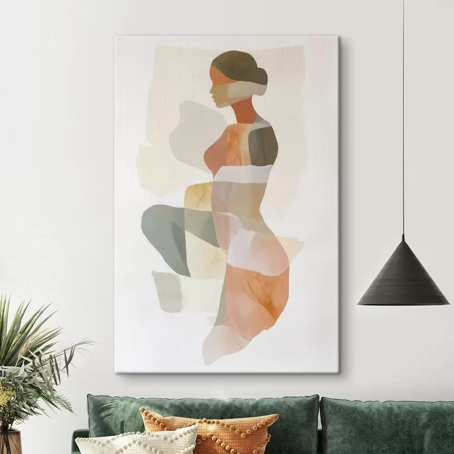 Pilt Abstraktne naise siluett s45992