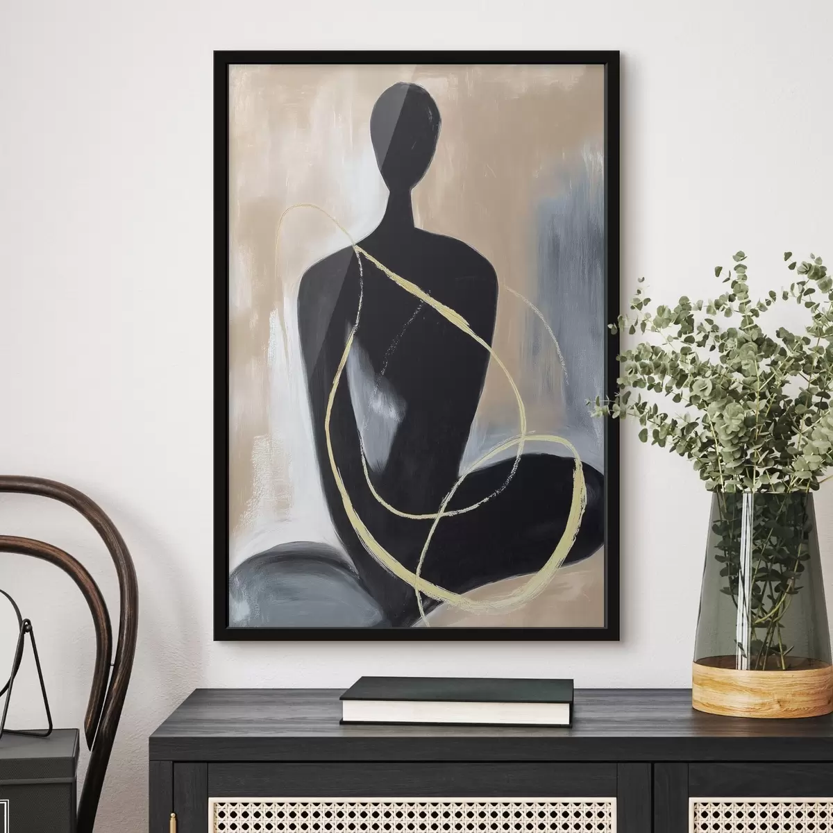 Plakat Abstraktne siluett f45985