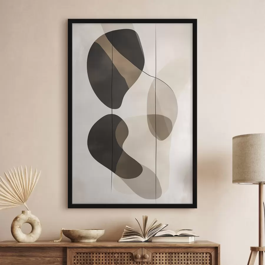 Fototapeedid Ujuvad abstraktsed kujundid f45991