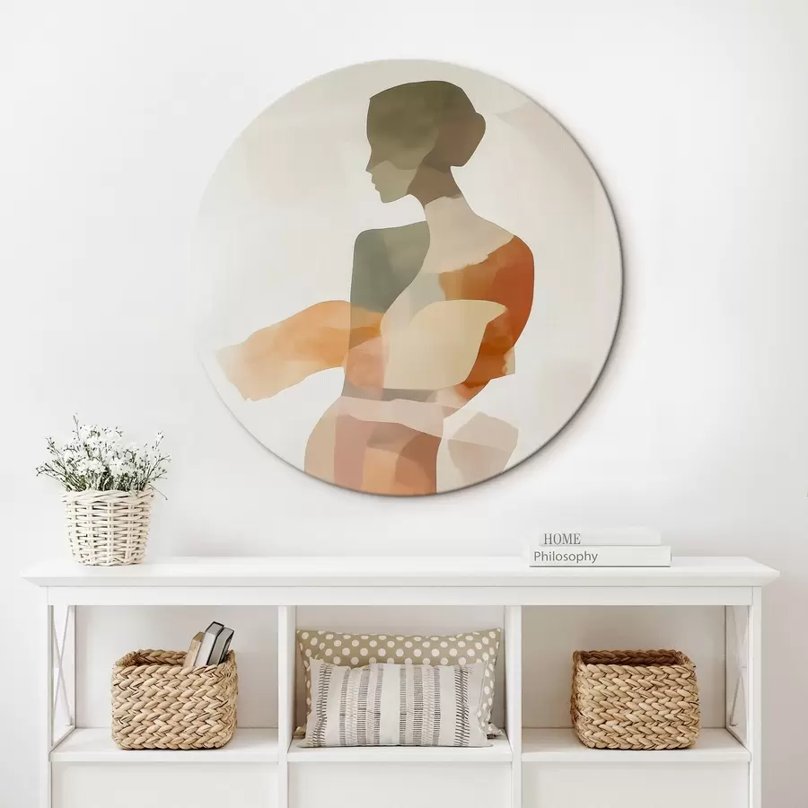 Pilt Abstraktne naise siluett r45993