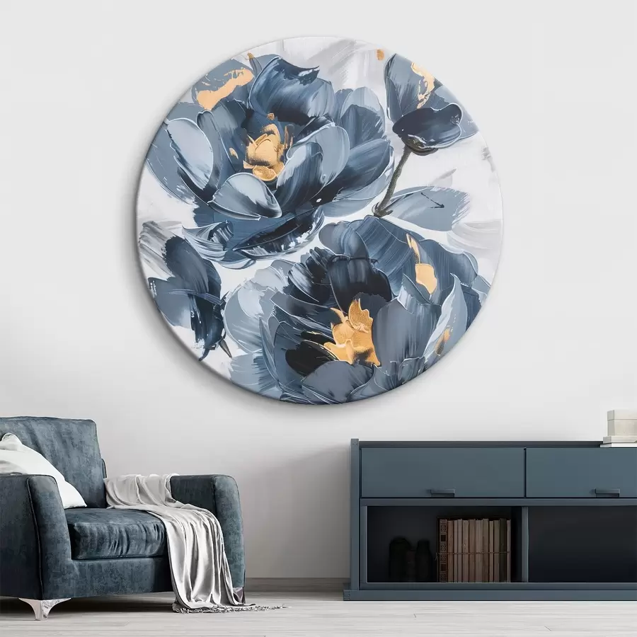 Pilt Suured abstraktsed lilled r46010