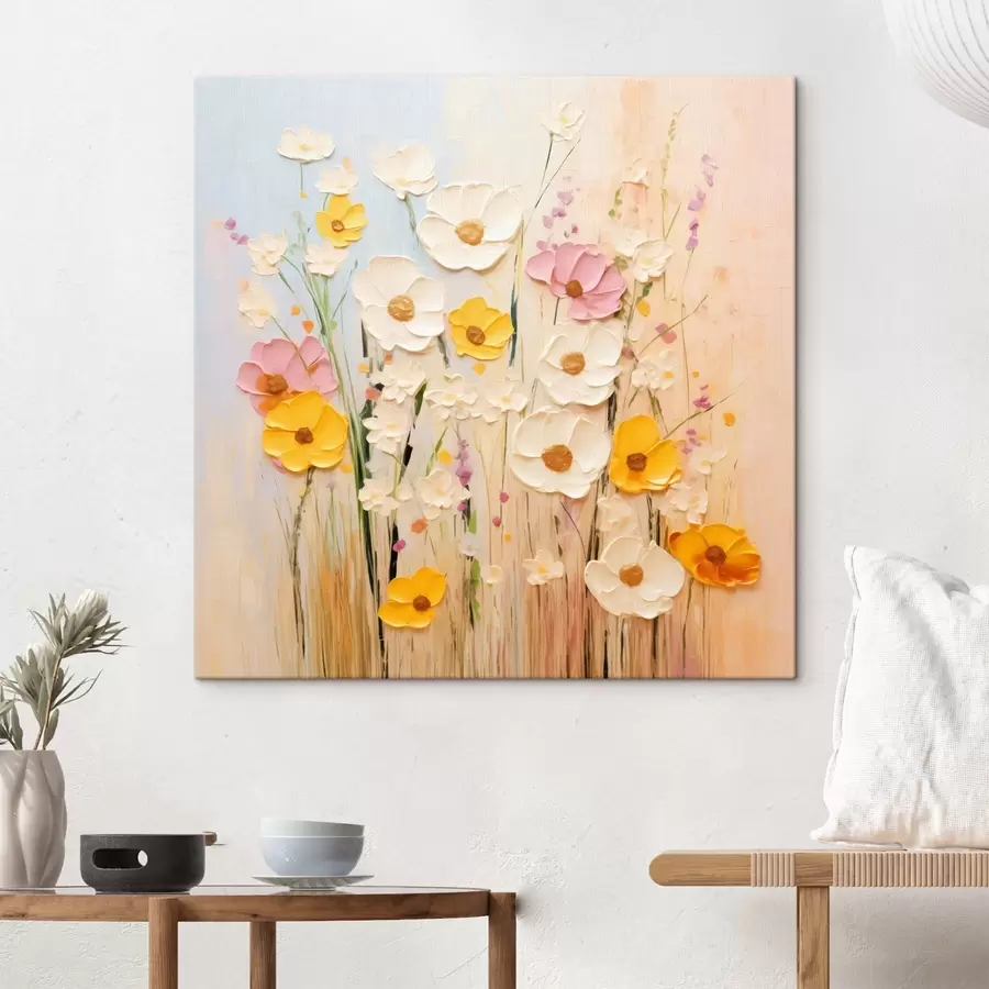 Pilt Kevadine abstraktsioon maalielementidega s45740