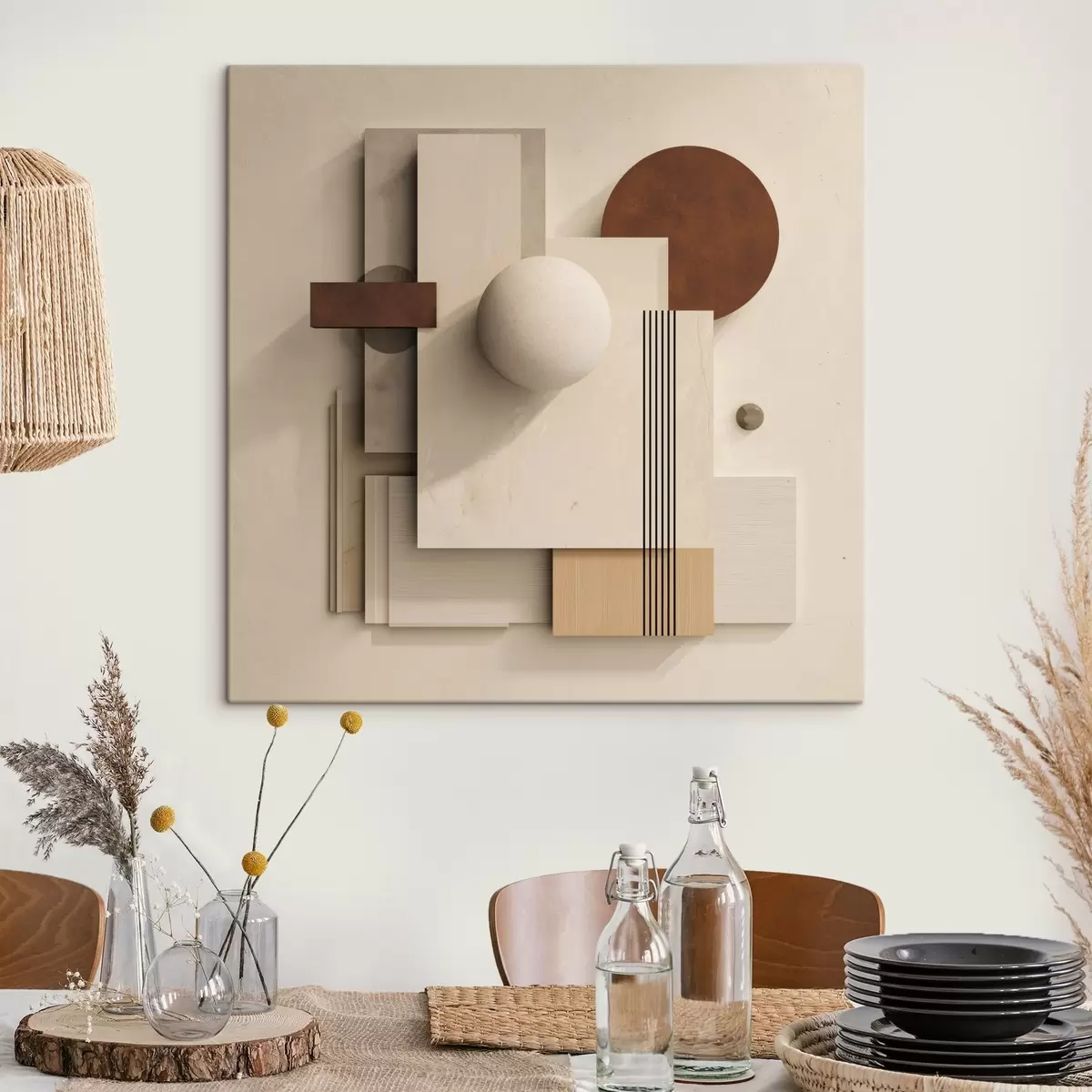 Pilt Rahuliku geomeetria kaasaegses minimalistlikus stiilis s45856