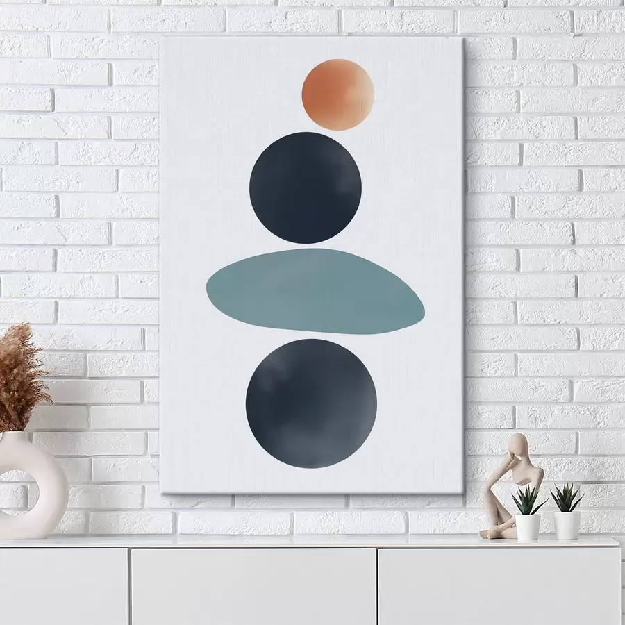 Pilt Abstraktsed ümarad täpid s46061