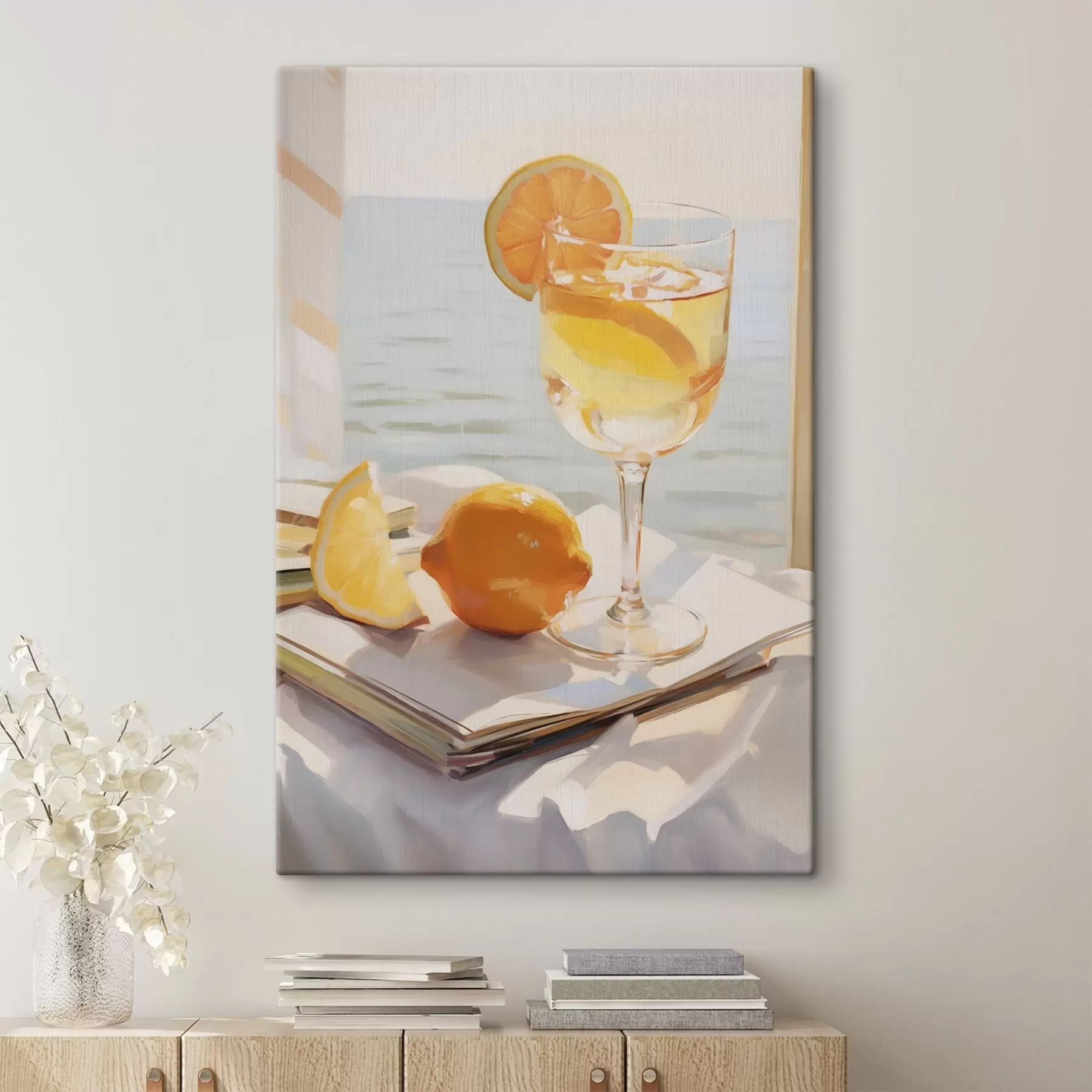 Pilt Kokteil klaasis akna ääres s46064